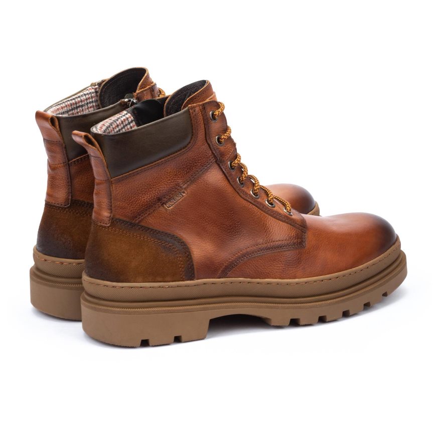 Men's Pikolinos OURENSE Ankle Boots Brown | NZ A7Q8923